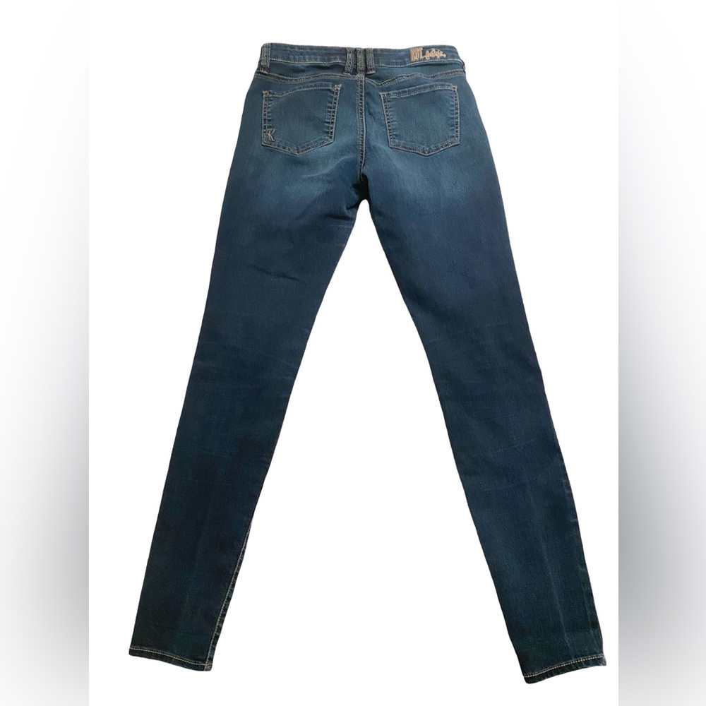 Kut From The Kloth Jeans 4 Viv Toothpick Skinny Mid Rise Medium Wash Stretch - Picture 5 of 9